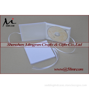 Nice Wedding Fabric Linen Cloth Velvet CD DVD Storage Book Case Folio